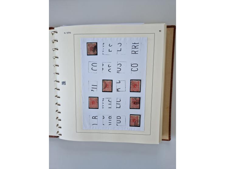 1843/2007 (ca.), umfangreiche postfrische, ungebrauchte und gebrauchte Sammlung in 32 Alben mit Briefen, inkl. amtlichen, Geb