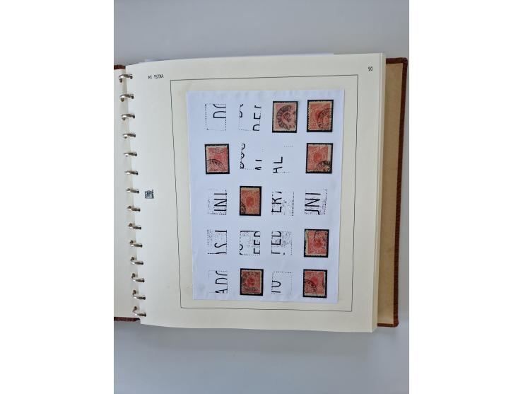 1843/2007 (ca.), umfangreiche postfrische, ungebrauchte und gebrauchte Sammlung in 32 Alben mit Briefen, inkl. amtlichen, Geb