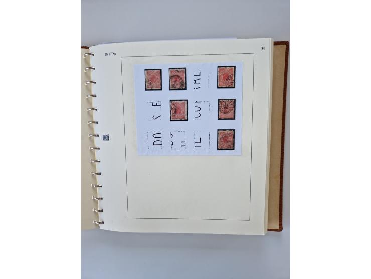 1843/2007 (ca.), umfangreiche postfrische, ungebrauchte und gebrauchte Sammlung in 32 Alben mit Briefen, inkl. amtlichen, Geb