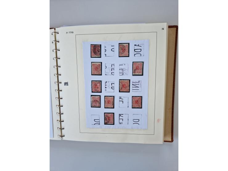 1843/2007 (ca.), umfangreiche postfrische, ungebrauchte und gebrauchte Sammlung in 32 Alben mit Briefen, inkl. amtlichen, Geb