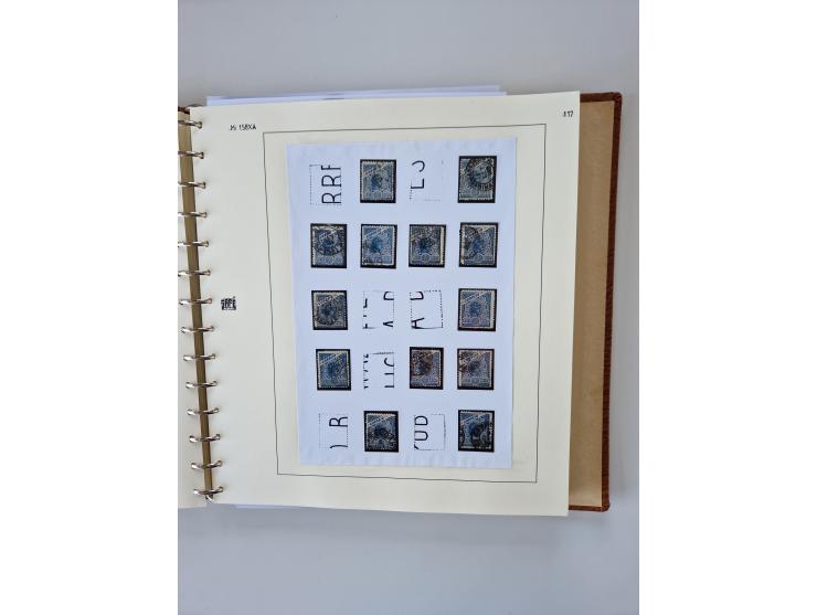 1843/2007 (ca.), umfangreiche postfrische, ungebrauchte und gebrauchte Sammlung in 32 Alben mit Briefen, inkl. amtlichen, Geb