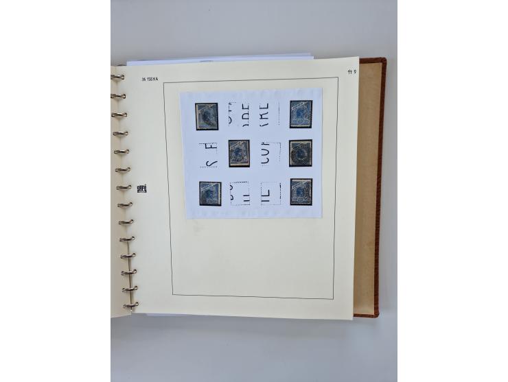 1843/2007 (ca.), umfangreiche postfrische, ungebrauchte und gebrauchte Sammlung in 32 Alben mit Briefen, inkl. amtlichen, Geb