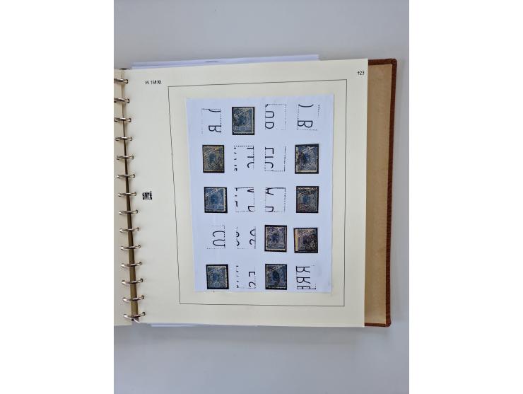 1843/2007 (ca.), umfangreiche postfrische, ungebrauchte und gebrauchte Sammlung in 32 Alben mit Briefen, inkl. amtlichen, Geb