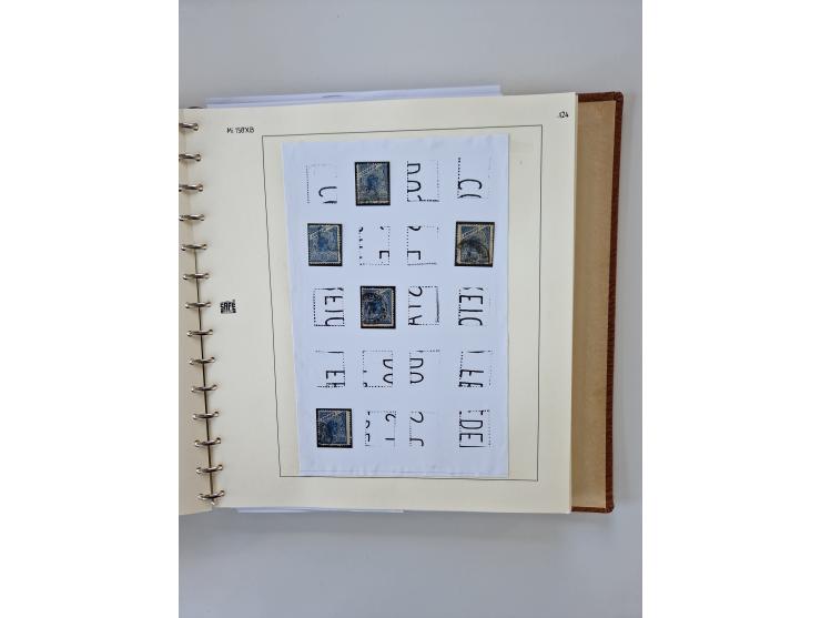 1843/2007 (ca.), umfangreiche postfrische, ungebrauchte und gebrauchte Sammlung in 32 Alben mit Briefen, inkl. amtlichen, Geb