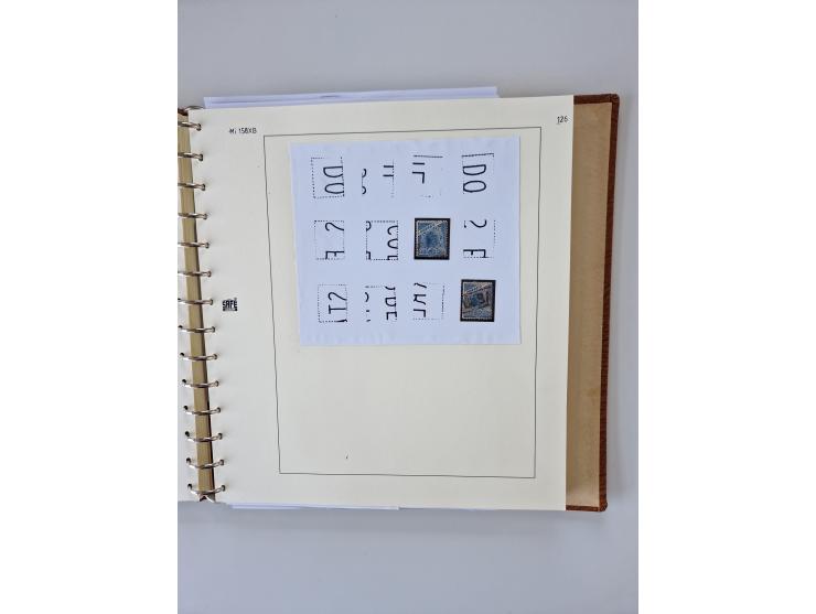 1843/2007 (ca.), umfangreiche postfrische, ungebrauchte und gebrauchte Sammlung in 32 Alben mit Briefen, inkl. amtlichen, Geb