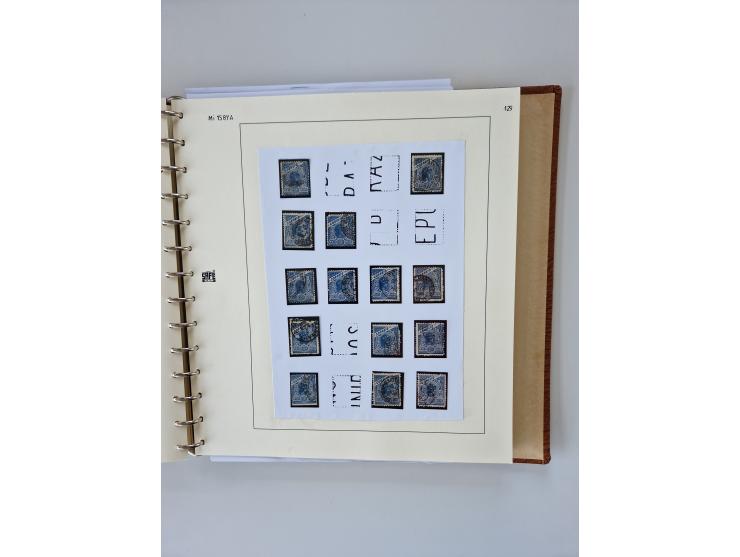 1843/2007 (ca.), umfangreiche postfrische, ungebrauchte und gebrauchte Sammlung in 32 Alben mit Briefen, inkl. amtlichen, Geb