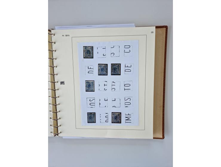 1843/2007 (ca.), umfangreiche postfrische, ungebrauchte und gebrauchte Sammlung in 32 Alben mit Briefen, inkl. amtlichen, Geb