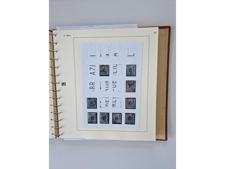 1843/2007 (ca.), umfangreiche postfrische, ungebrauchte und gebrauchte Sammlung in 32 Alben mit Briefen, inkl. amtlichen, Geb