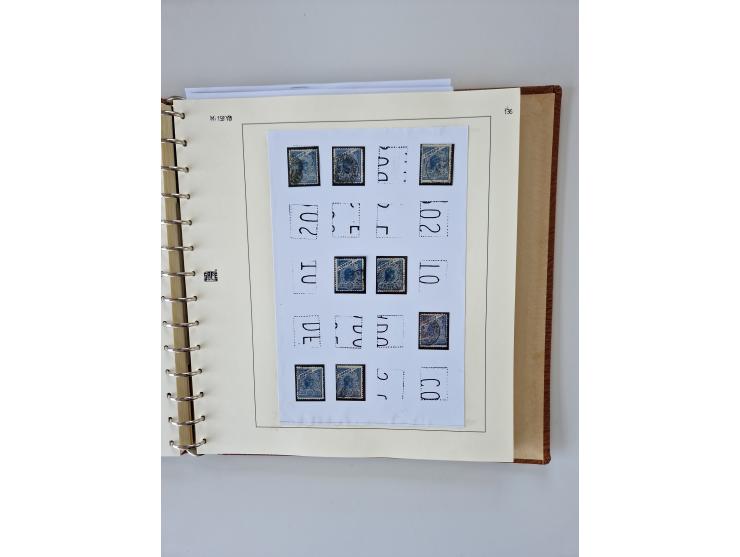 1843/2007 (ca.), umfangreiche postfrische, ungebrauchte und gebrauchte Sammlung in 32 Alben mit Briefen, inkl. amtlichen, Geb