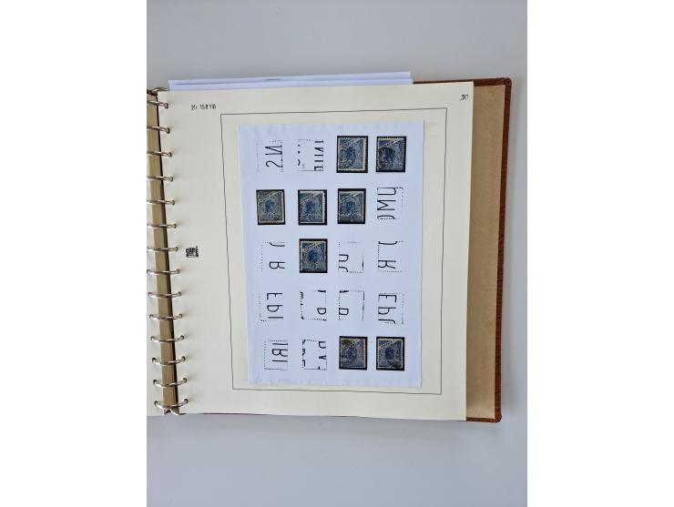 1843/2007 (ca.), umfangreiche postfrische, ungebrauchte und gebrauchte Sammlung in 32 Alben mit Briefen, inkl. amtlichen, Geb