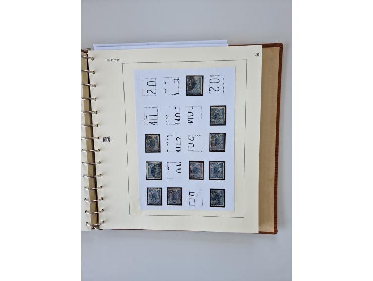 1843/2007 (ca.), umfangreiche postfrische, ungebrauchte und gebrauchte Sammlung in 32 Alben mit Briefen, inkl. amtlichen, Geb