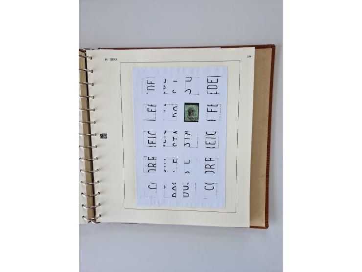 1843/2007 (ca.), umfangreiche postfrische, ungebrauchte und gebrauchte Sammlung in 32 Alben mit Briefen, inkl. amtlichen, Geb