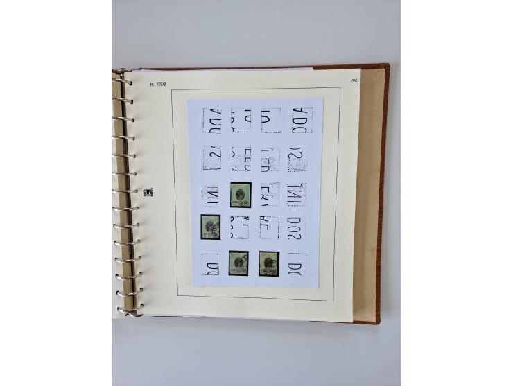 1843/2007 (ca.), umfangreiche postfrische, ungebrauchte und gebrauchte Sammlung in 32 Alben mit Briefen, inkl. amtlichen, Geb