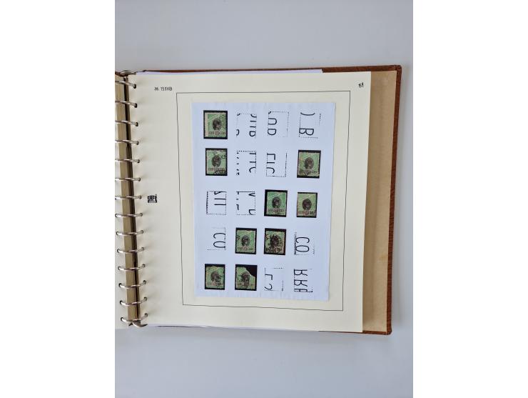 1843/2007 (ca.), umfangreiche postfrische, ungebrauchte und gebrauchte Sammlung in 32 Alben mit Briefen, inkl. amtlichen, Geb