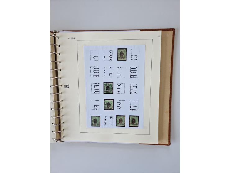 1843/2007 (ca.), umfangreiche postfrische, ungebrauchte und gebrauchte Sammlung in 32 Alben mit Briefen, inkl. amtlichen, Geb