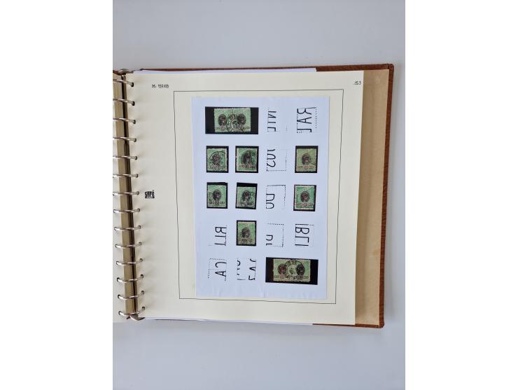 1843/2007 (ca.), umfangreiche postfrische, ungebrauchte und gebrauchte Sammlung in 32 Alben mit Briefen, inkl. amtlichen, Geb