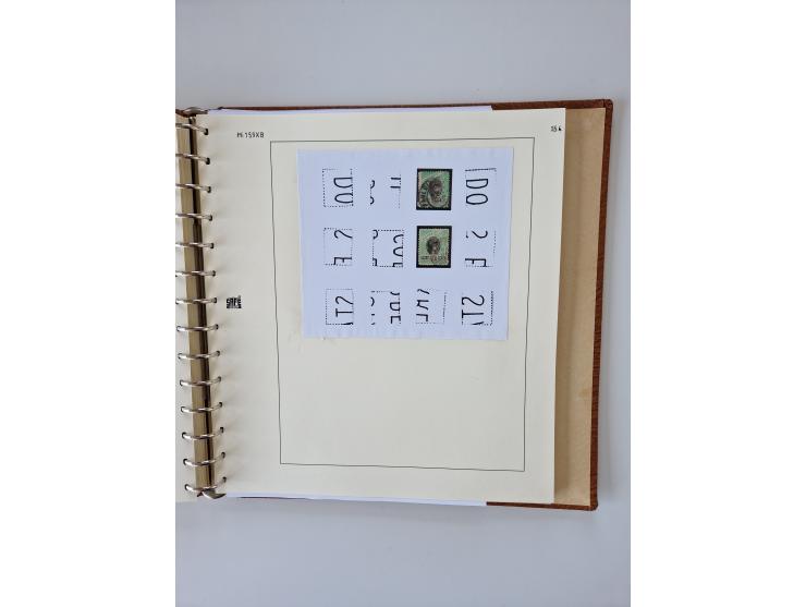 1843/2007 (ca.), umfangreiche postfrische, ungebrauchte und gebrauchte Sammlung in 32 Alben mit Briefen, inkl. amtlichen, Geb