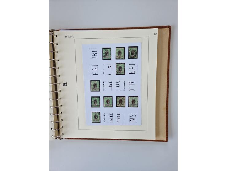 1843/2007 (ca.), umfangreiche postfrische, ungebrauchte und gebrauchte Sammlung in 32 Alben mit Briefen, inkl. amtlichen, Geb