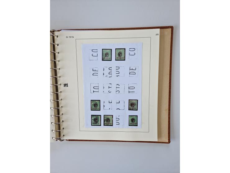 1843/2007 (ca.), umfangreiche postfrische, ungebrauchte und gebrauchte Sammlung in 32 Alben mit Briefen, inkl. amtlichen, Geb