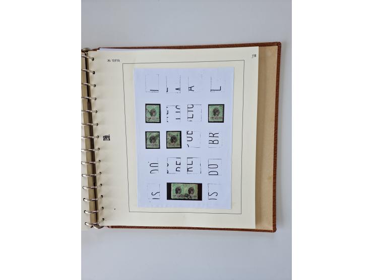 1843/2007 (ca.), umfangreiche postfrische, ungebrauchte und gebrauchte Sammlung in 32 Alben mit Briefen, inkl. amtlichen, Geb