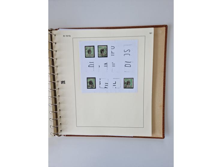 1843/2007 (ca.), umfangreiche postfrische, ungebrauchte und gebrauchte Sammlung in 32 Alben mit Briefen, inkl. amtlichen, Geb