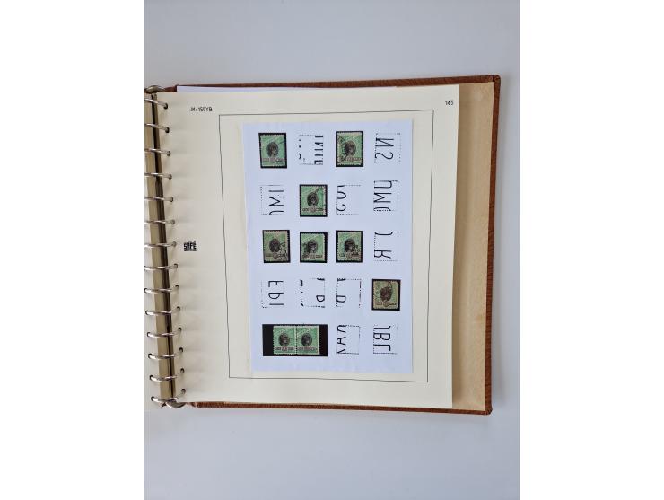 1843/2007 (ca.), umfangreiche postfrische, ungebrauchte und gebrauchte Sammlung in 32 Alben mit Briefen, inkl. amtlichen, Geb