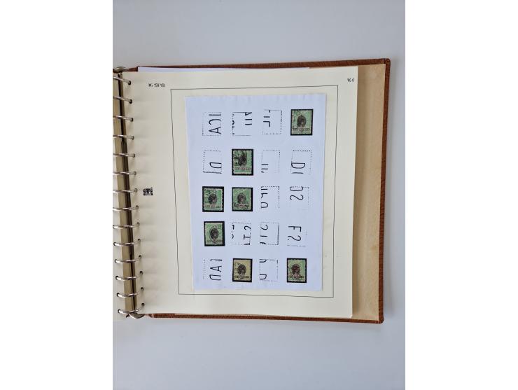 1843/2007 (ca.), umfangreiche postfrische, ungebrauchte und gebrauchte Sammlung in 32 Alben mit Briefen, inkl. amtlichen, Geb