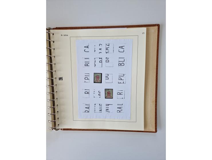 1843/2007 (ca.), umfangreiche postfrische, ungebrauchte und gebrauchte Sammlung in 32 Alben mit Briefen, inkl. amtlichen, Geb