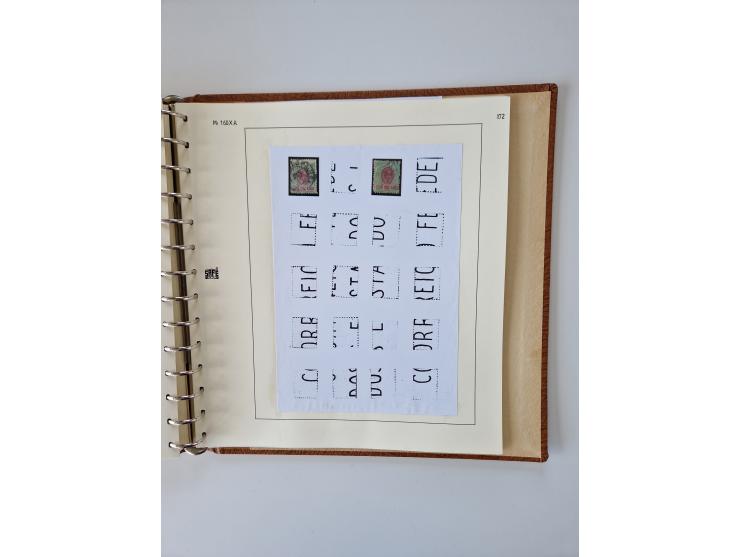 1843/2007 (ca.), umfangreiche postfrische, ungebrauchte und gebrauchte Sammlung in 32 Alben mit Briefen, inkl. amtlichen, Geb