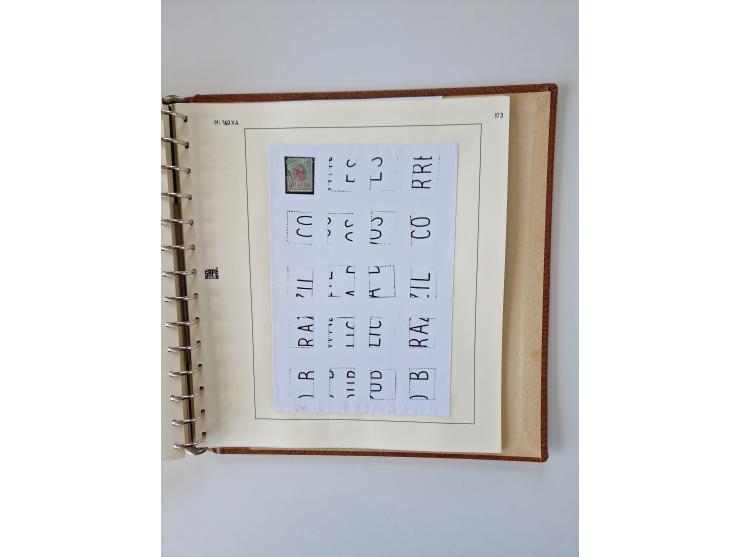 1843/2007 (ca.), umfangreiche postfrische, ungebrauchte und gebrauchte Sammlung in 32 Alben mit Briefen, inkl. amtlichen, Geb