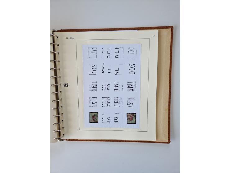 1843/2007 (ca.), umfangreiche postfrische, ungebrauchte und gebrauchte Sammlung in 32 Alben mit Briefen, inkl. amtlichen, Geb