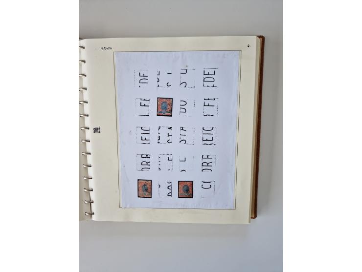 1843/2007 (ca.), umfangreiche postfrische, ungebrauchte und gebrauchte Sammlung in 32 Alben mit Briefen, inkl. amtlichen, Geb