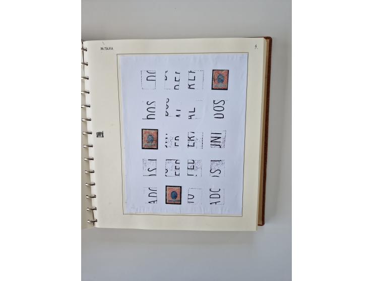 1843/2007 (ca.), umfangreiche postfrische, ungebrauchte und gebrauchte Sammlung in 32 Alben mit Briefen, inkl. amtlichen, Geb