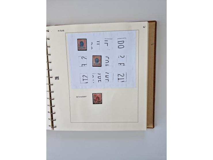 1843/2007 (ca.), umfangreiche postfrische, ungebrauchte und gebrauchte Sammlung in 32 Alben mit Briefen, inkl. amtlichen, Geb