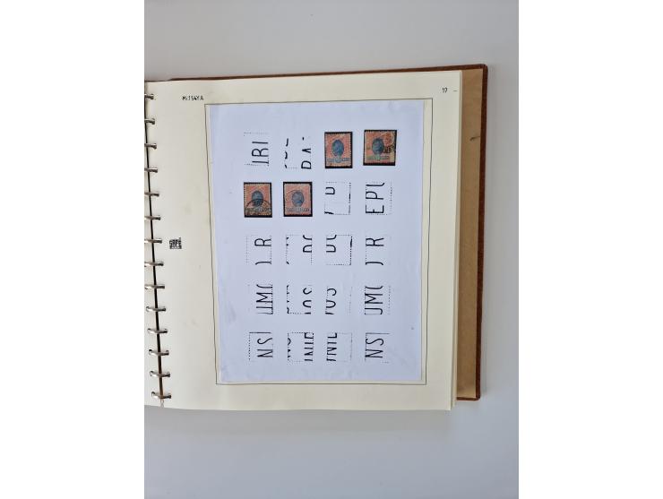 1843/2007 (ca.), umfangreiche postfrische, ungebrauchte und gebrauchte Sammlung in 32 Alben mit Briefen, inkl. amtlichen, Geb