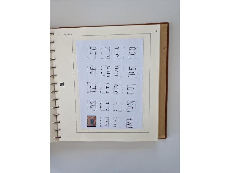 1843/2007 (ca.), umfangreiche postfrische, ungebrauchte und gebrauchte Sammlung in 32 Alben mit Briefen, inkl. amtlichen, Geb