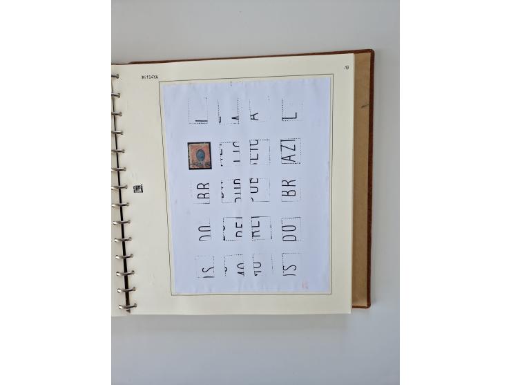 1843/2007 (ca.), umfangreiche postfrische, ungebrauchte und gebrauchte Sammlung in 32 Alben mit Briefen, inkl. amtlichen, Geb