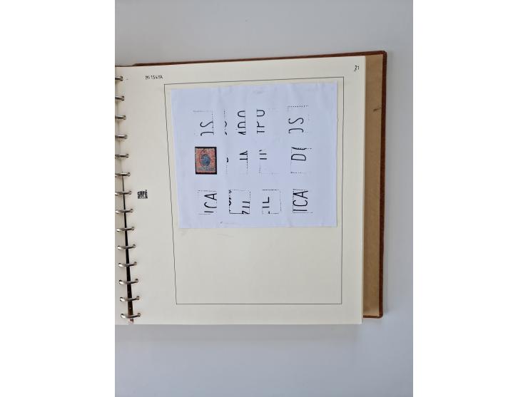 1843/2007 (ca.), umfangreiche postfrische, ungebrauchte und gebrauchte Sammlung in 32 Alben mit Briefen, inkl. amtlichen, Geb