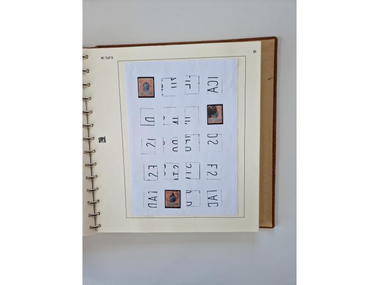 1843/2007 (ca.), umfangreiche postfrische, ungebrauchte und gebrauchte Sammlung in 32 Alben mit Briefen, inkl. amtlichen, Geb