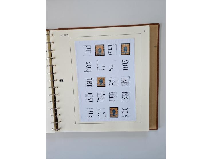 1843/2007 (ca.), umfangreiche postfrische, ungebrauchte und gebrauchte Sammlung in 32 Alben mit Briefen, inkl. amtlichen, Geb