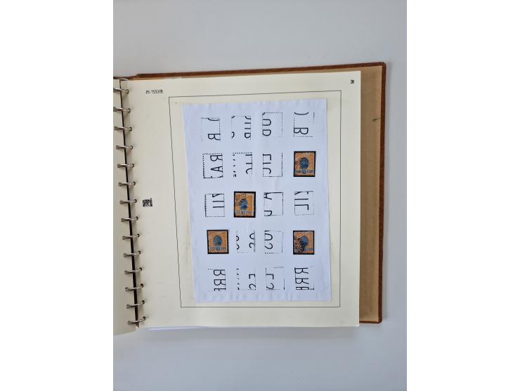 1843/2007 (ca.), umfangreiche postfrische, ungebrauchte und gebrauchte Sammlung in 32 Alben mit Briefen, inkl. amtlichen, Geb