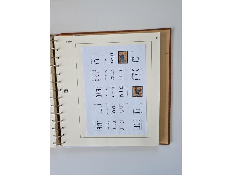 1843/2007 (ca.), umfangreiche postfrische, ungebrauchte und gebrauchte Sammlung in 32 Alben mit Briefen, inkl. amtlichen, Geb