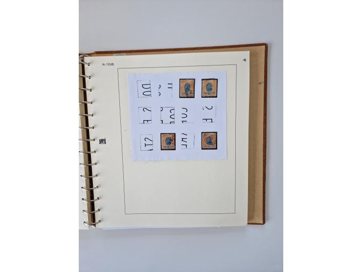 1843/2007 (ca.), umfangreiche postfrische, ungebrauchte und gebrauchte Sammlung in 32 Alben mit Briefen, inkl. amtlichen, Geb