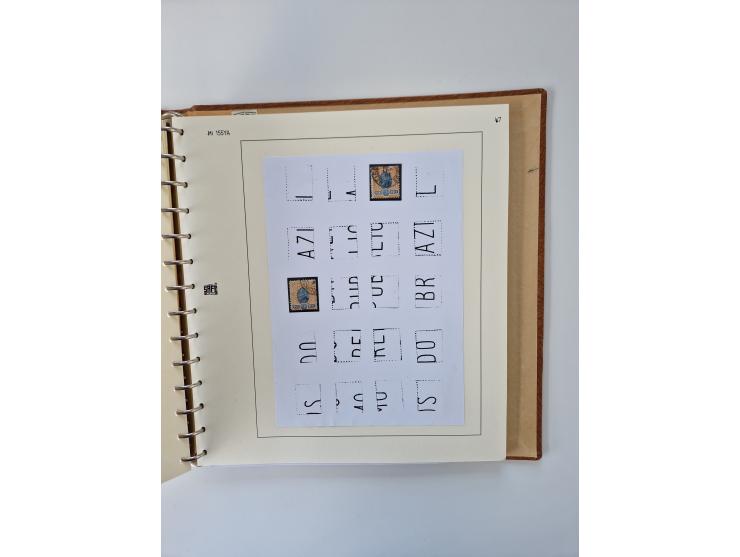 1843/2007 (ca.), umfangreiche postfrische, ungebrauchte und gebrauchte Sammlung in 32 Alben mit Briefen, inkl. amtlichen, Geb