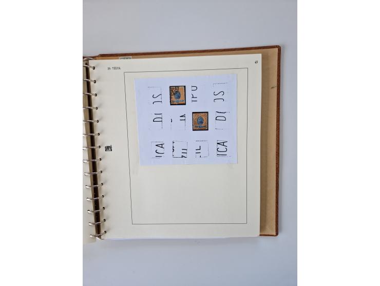 1843/2007 (ca.), umfangreiche postfrische, ungebrauchte und gebrauchte Sammlung in 32 Alben mit Briefen, inkl. amtlichen, Geb