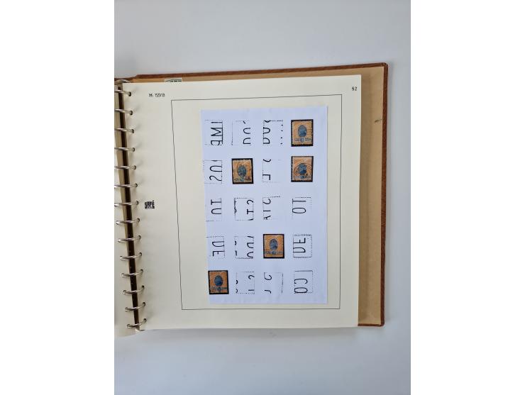 1843/2007 (ca.), umfangreiche postfrische, ungebrauchte und gebrauchte Sammlung in 32 Alben mit Briefen, inkl. amtlichen, Geb