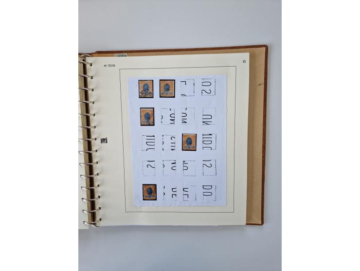 1843/2007 (ca.), umfangreiche postfrische, ungebrauchte und gebrauchte Sammlung in 32 Alben mit Briefen, inkl. amtlichen, Geb