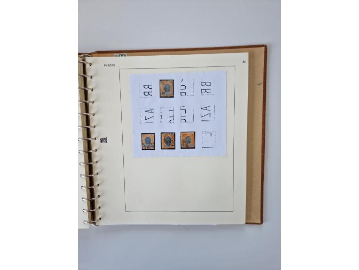 1843/2007 (ca.), umfangreiche postfrische, ungebrauchte und gebrauchte Sammlung in 32 Alben mit Briefen, inkl. amtlichen, Geb