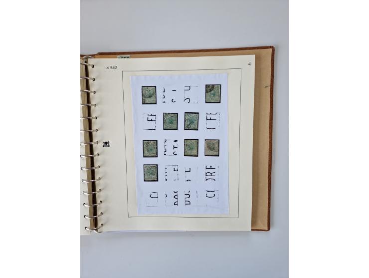 1843/2007 (ca.), umfangreiche postfrische, ungebrauchte und gebrauchte Sammlung in 32 Alben mit Briefen, inkl. amtlichen, Geb