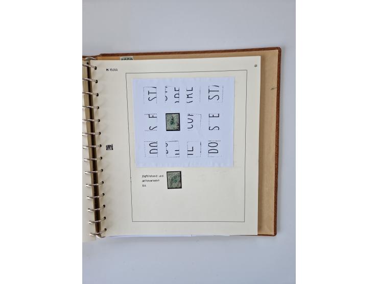 1843/2007 (ca.), umfangreiche postfrische, ungebrauchte und gebrauchte Sammlung in 32 Alben mit Briefen, inkl. amtlichen, Geb